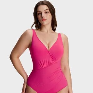 Pink Shapewear Swimsuit (Size L)